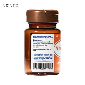 Super Effective AKARZ Vitamin C Supplement for Skin Whitening & Melanin Reduction (1000mg)